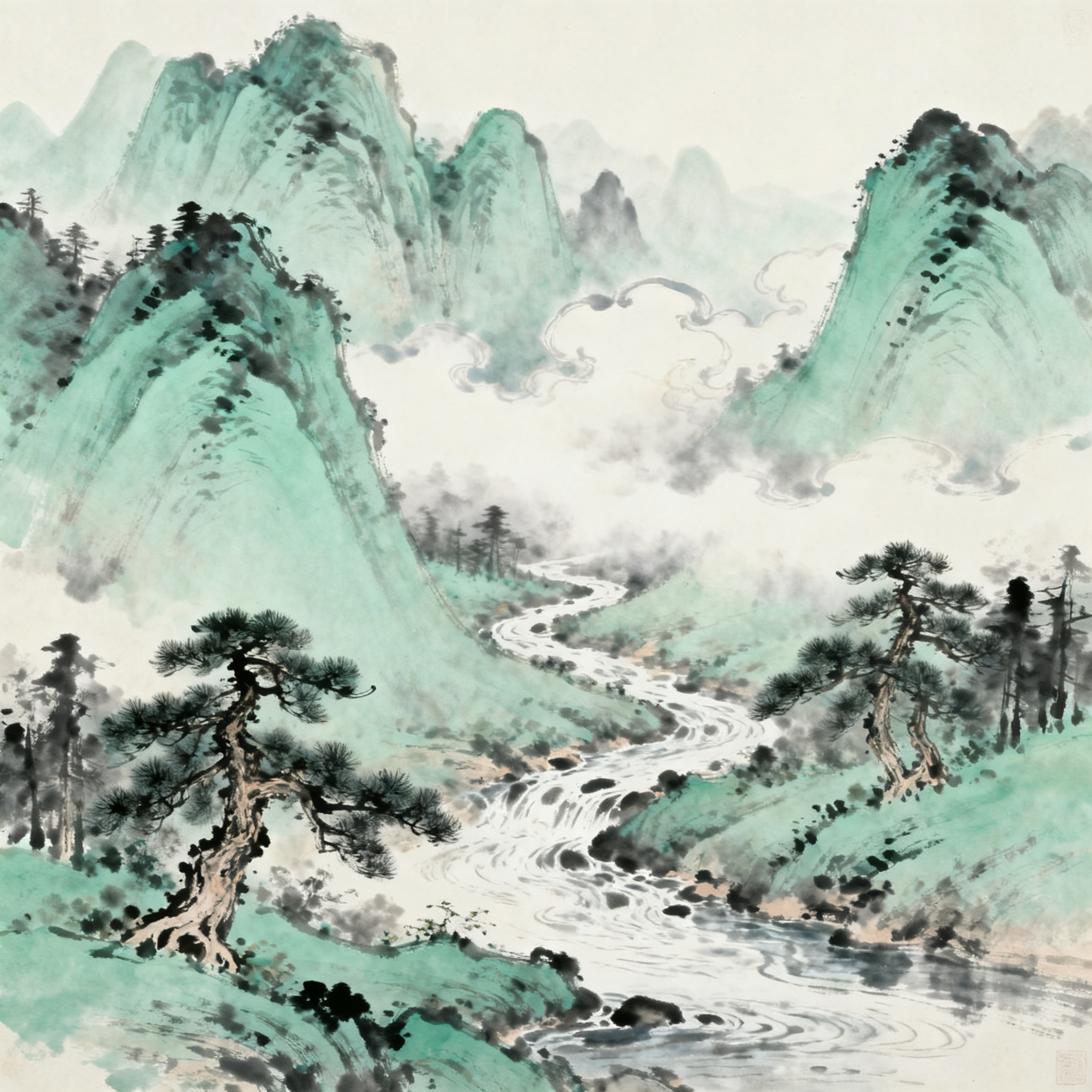 山水画卷